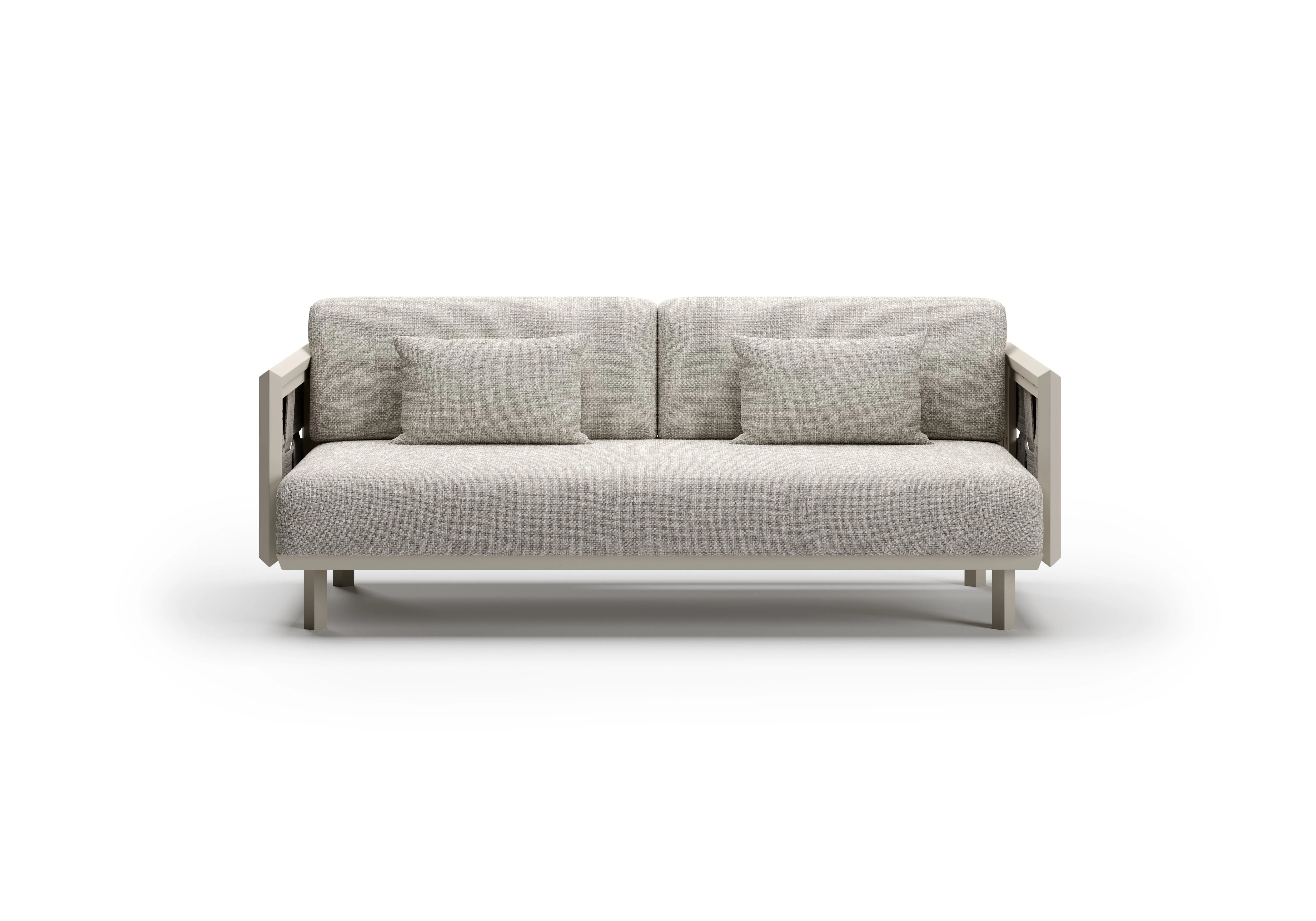 Éclat-bisque 2 Seater Lounge Set