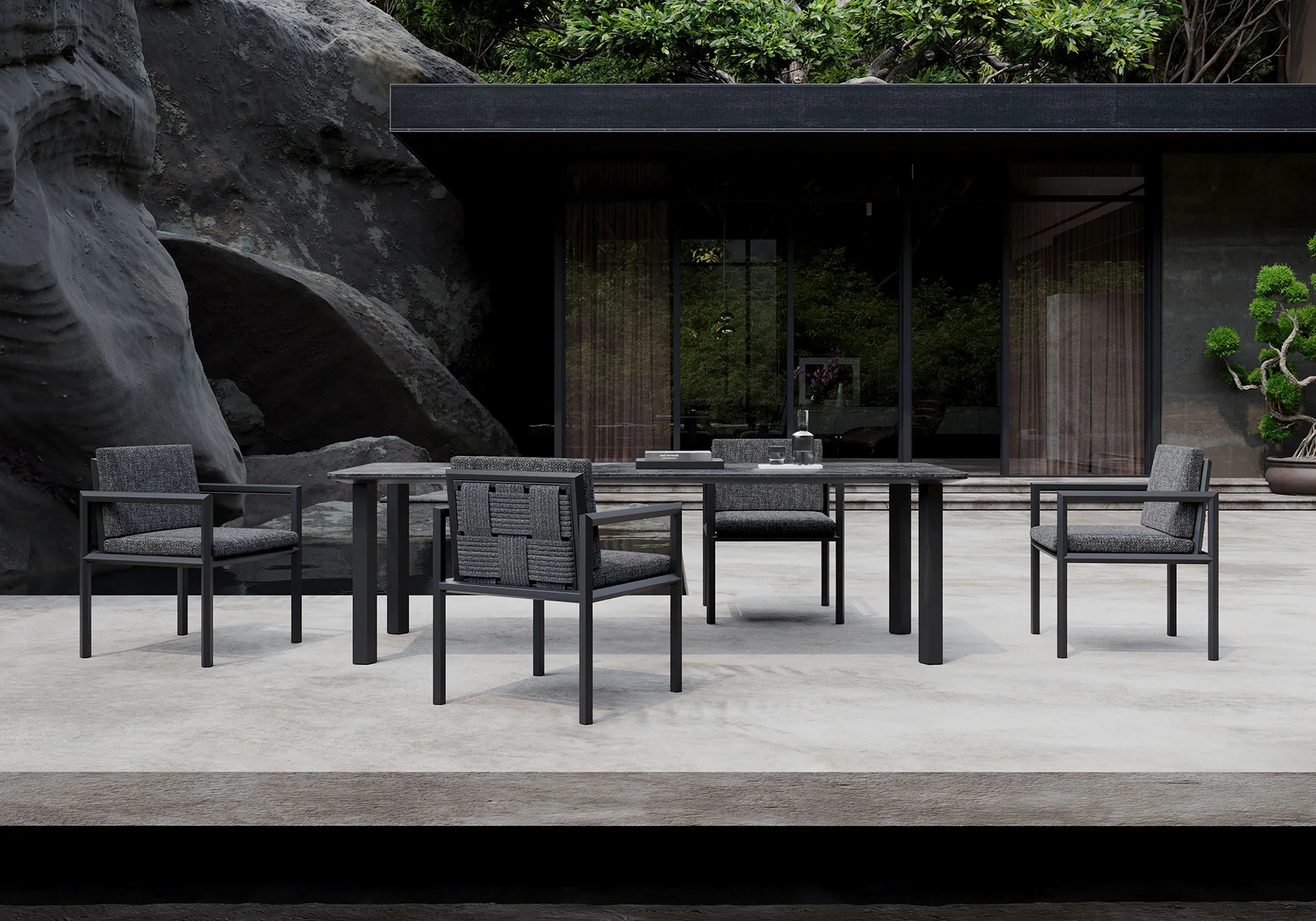 Éclat-nightfall Dining Set