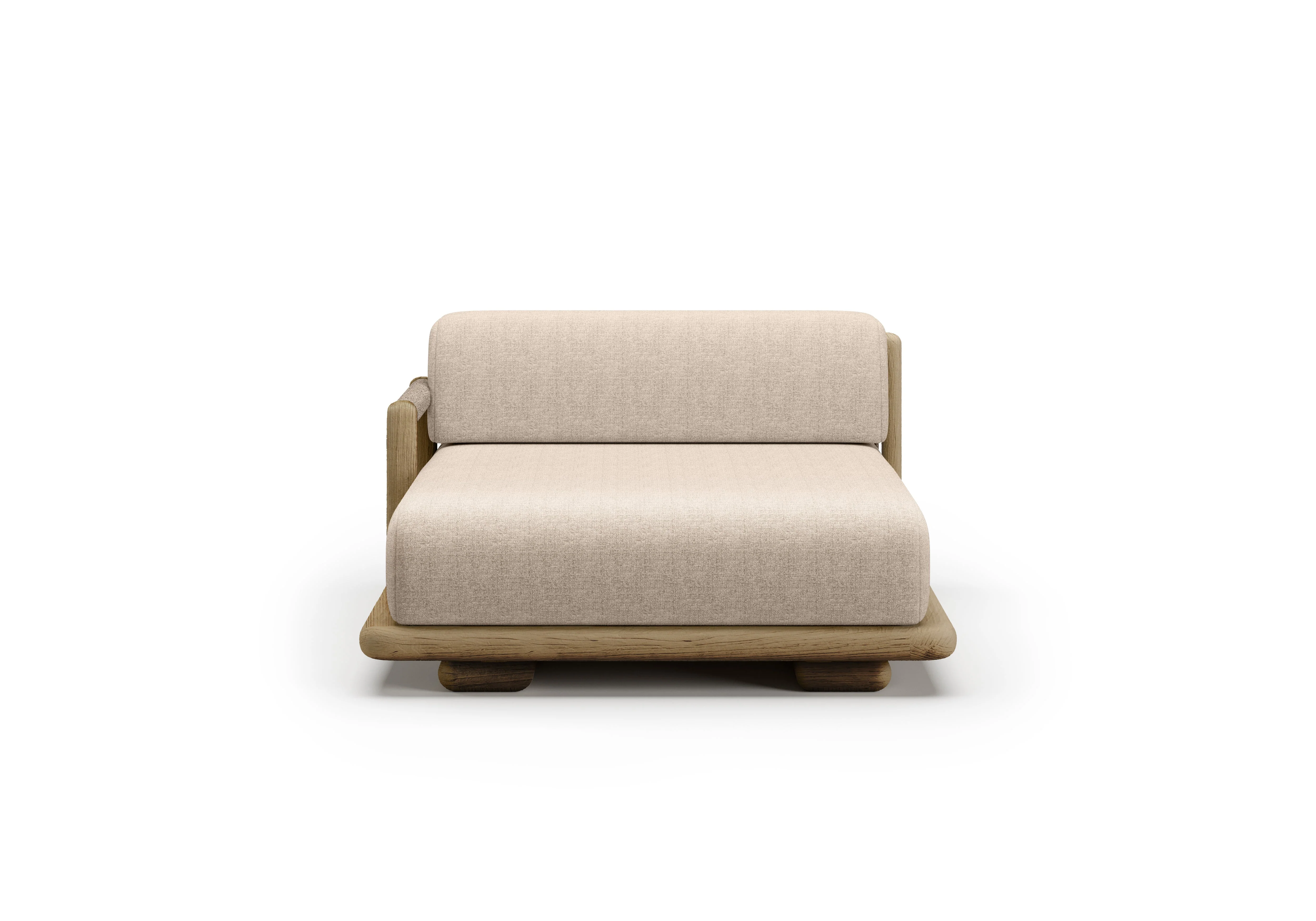 Caleo-natural Left Daybed - 1
