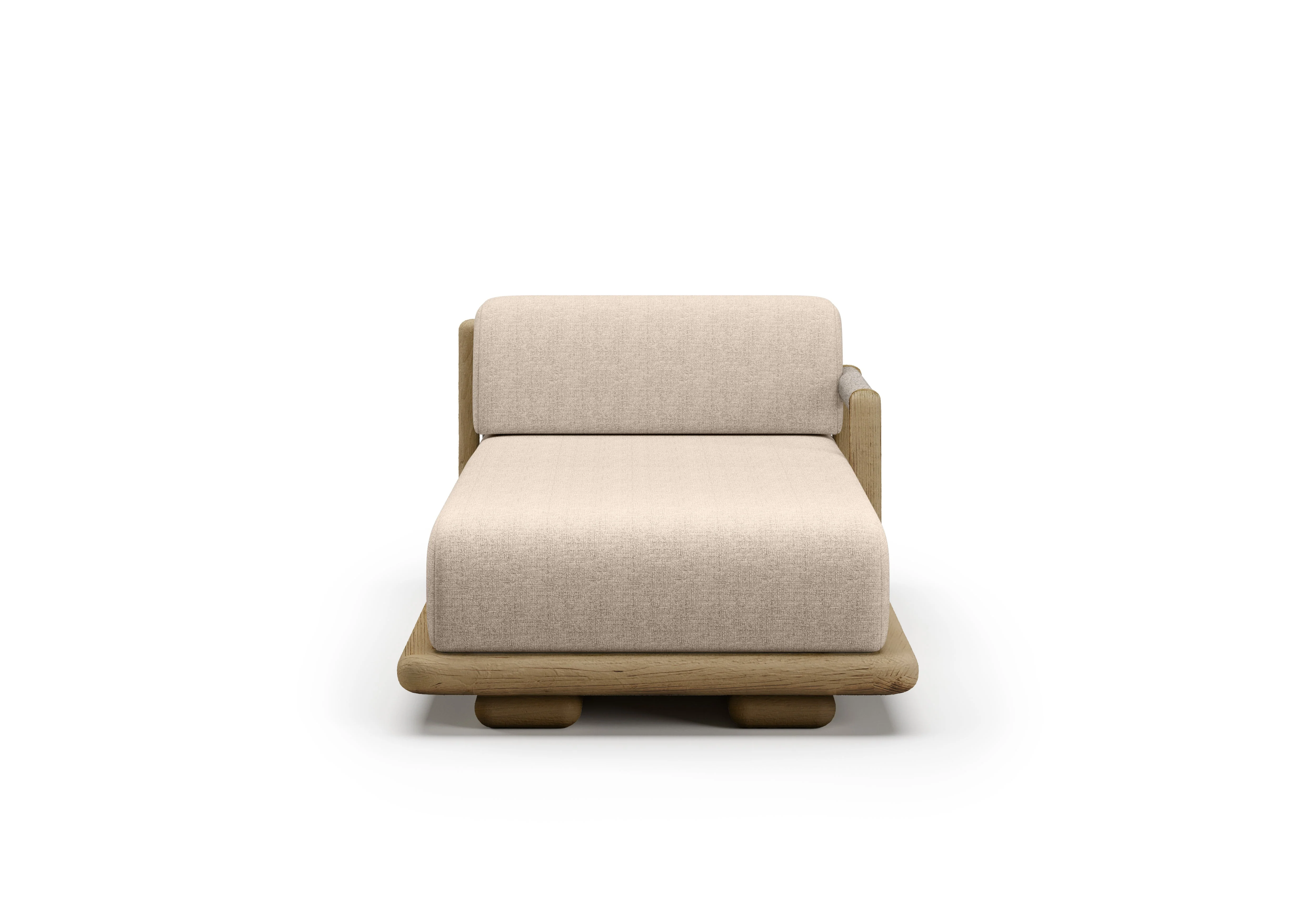 Caleo-natural Right Daybed - 1