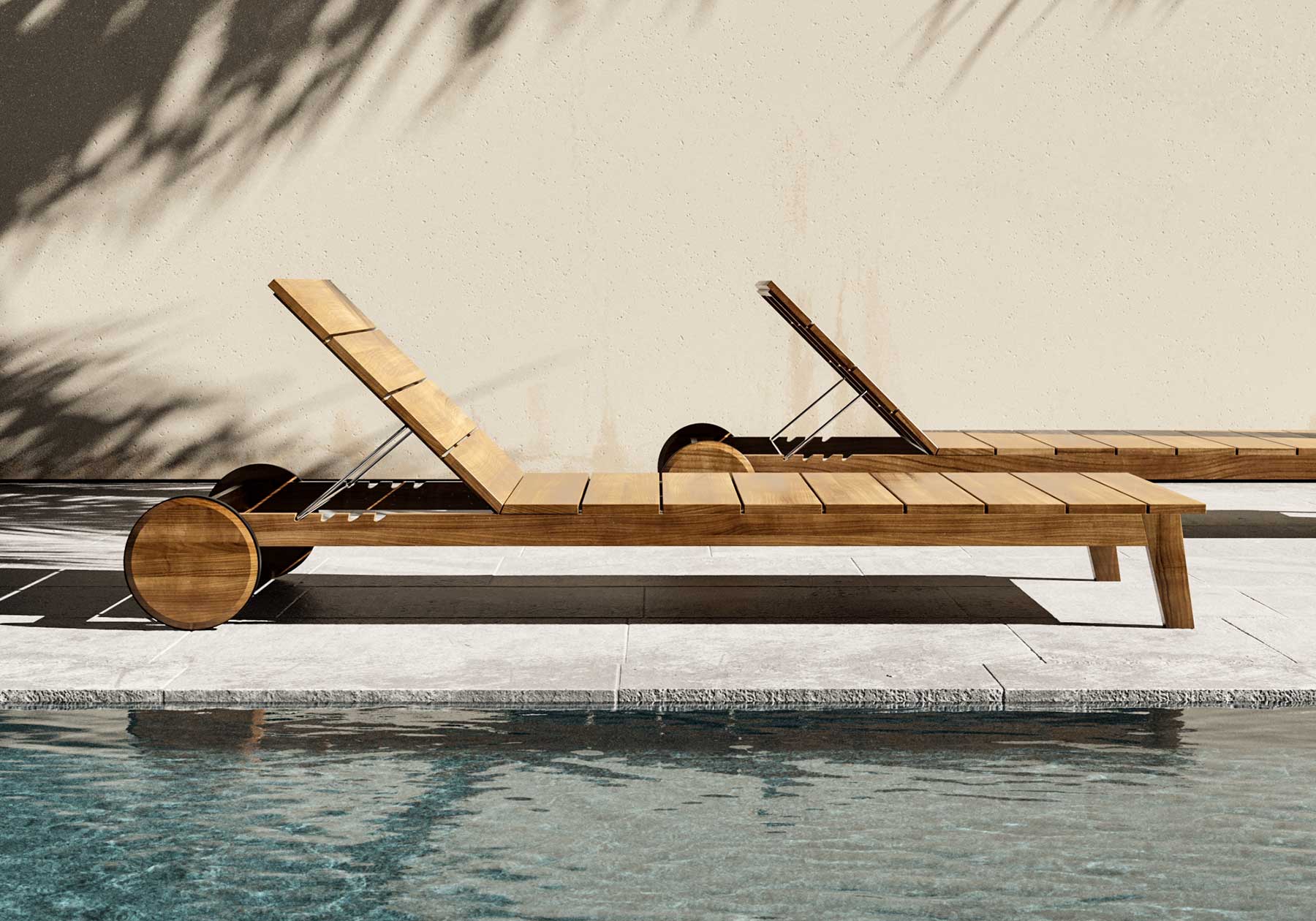 Harrıson Teak Sunbed - 1