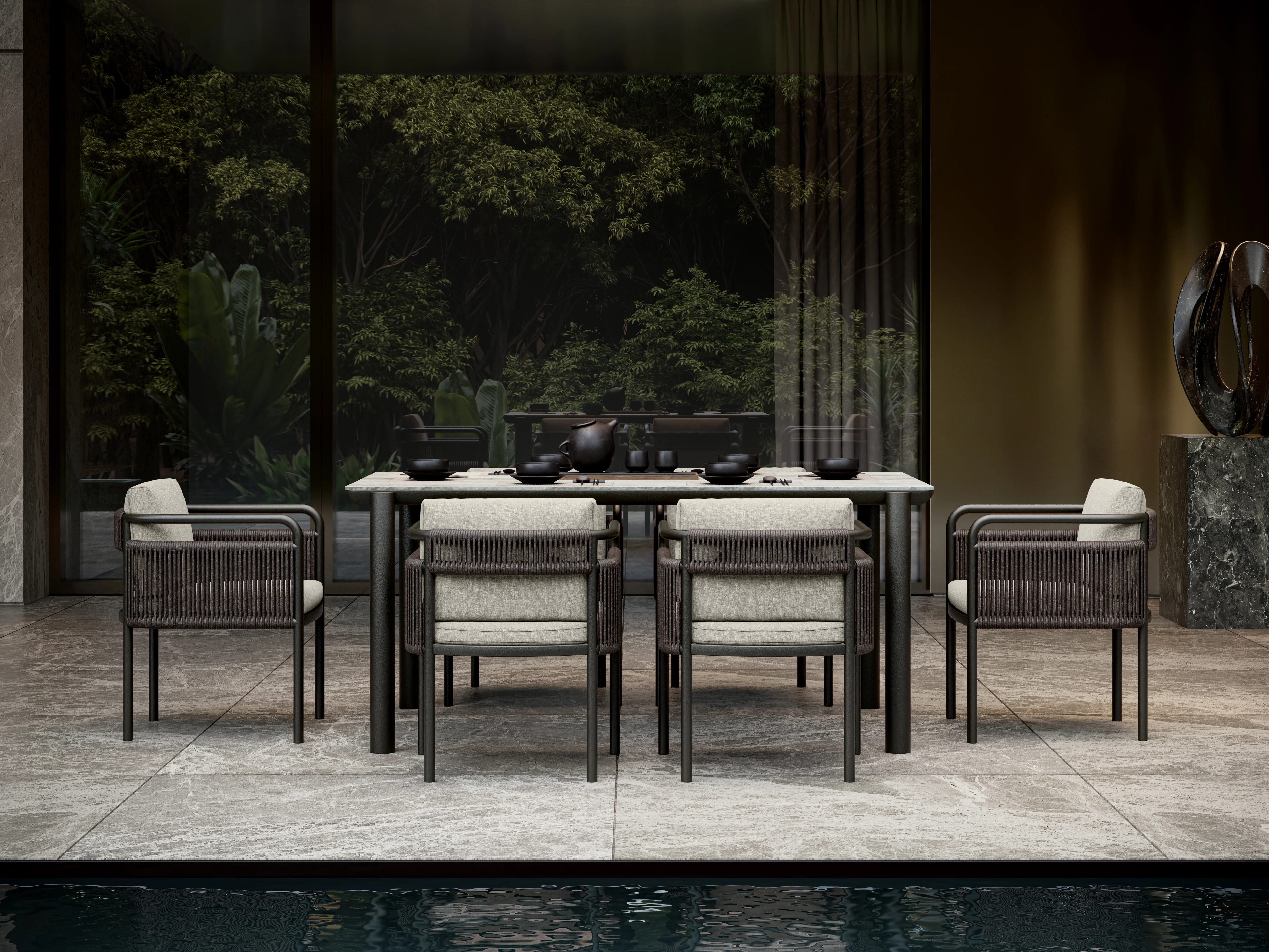 Link-terra Dining Set for 6