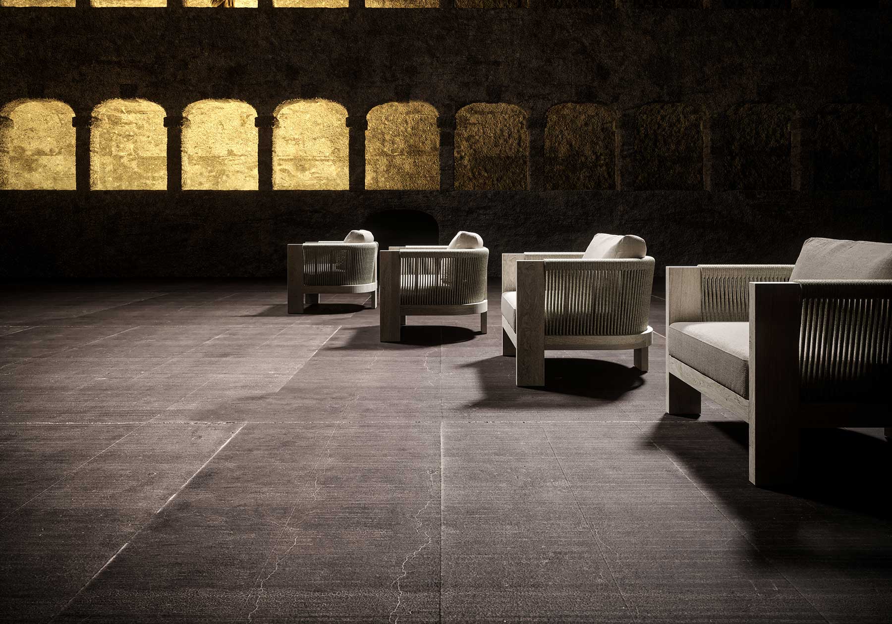 Ralph - Ash 2 Seater Lounge Set