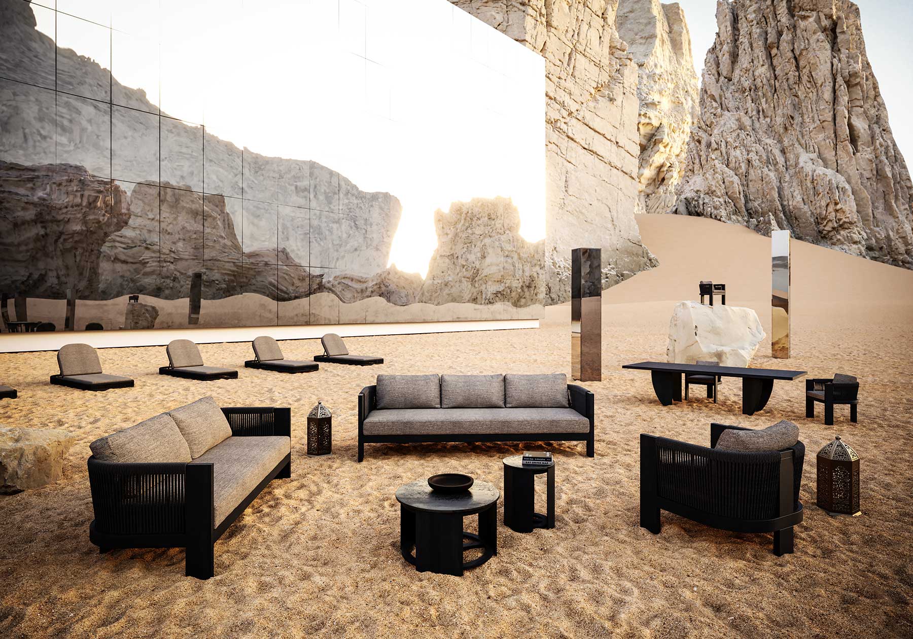 Ralph - Noche 2 Seater Lounge Set