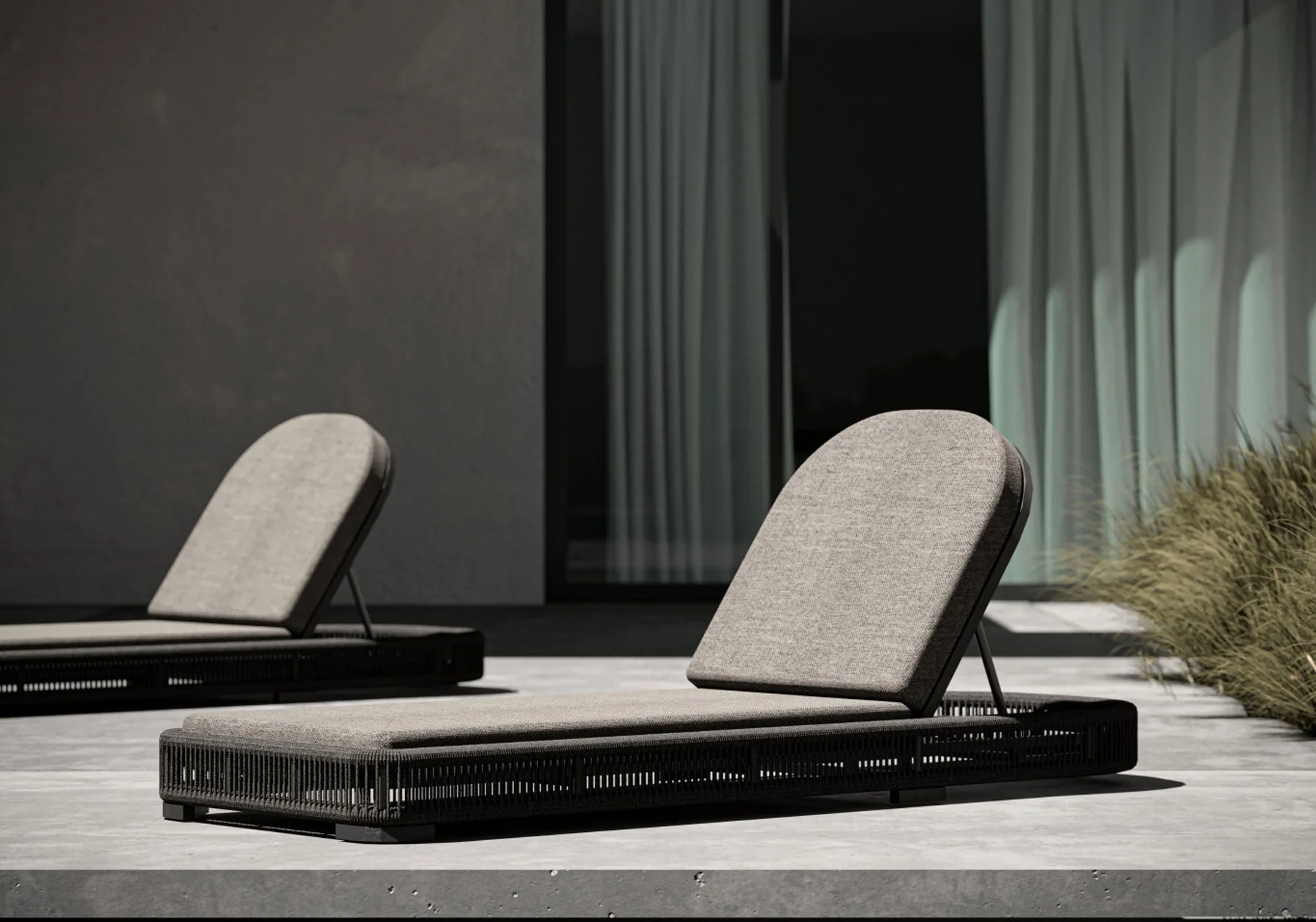 Ralph - Noche Sun Lounger - 1