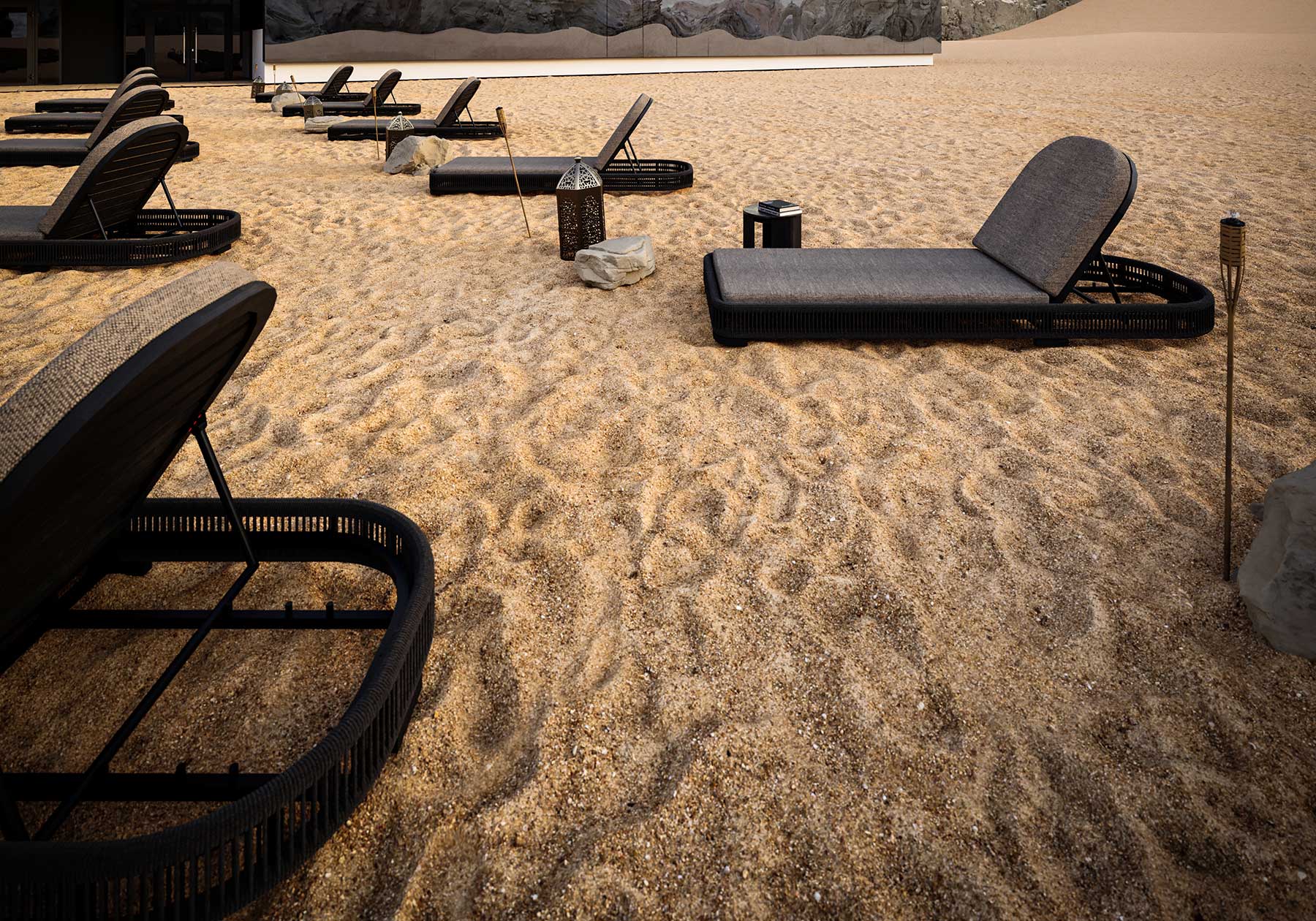 Ralph - Noche Sun Lounger - 1