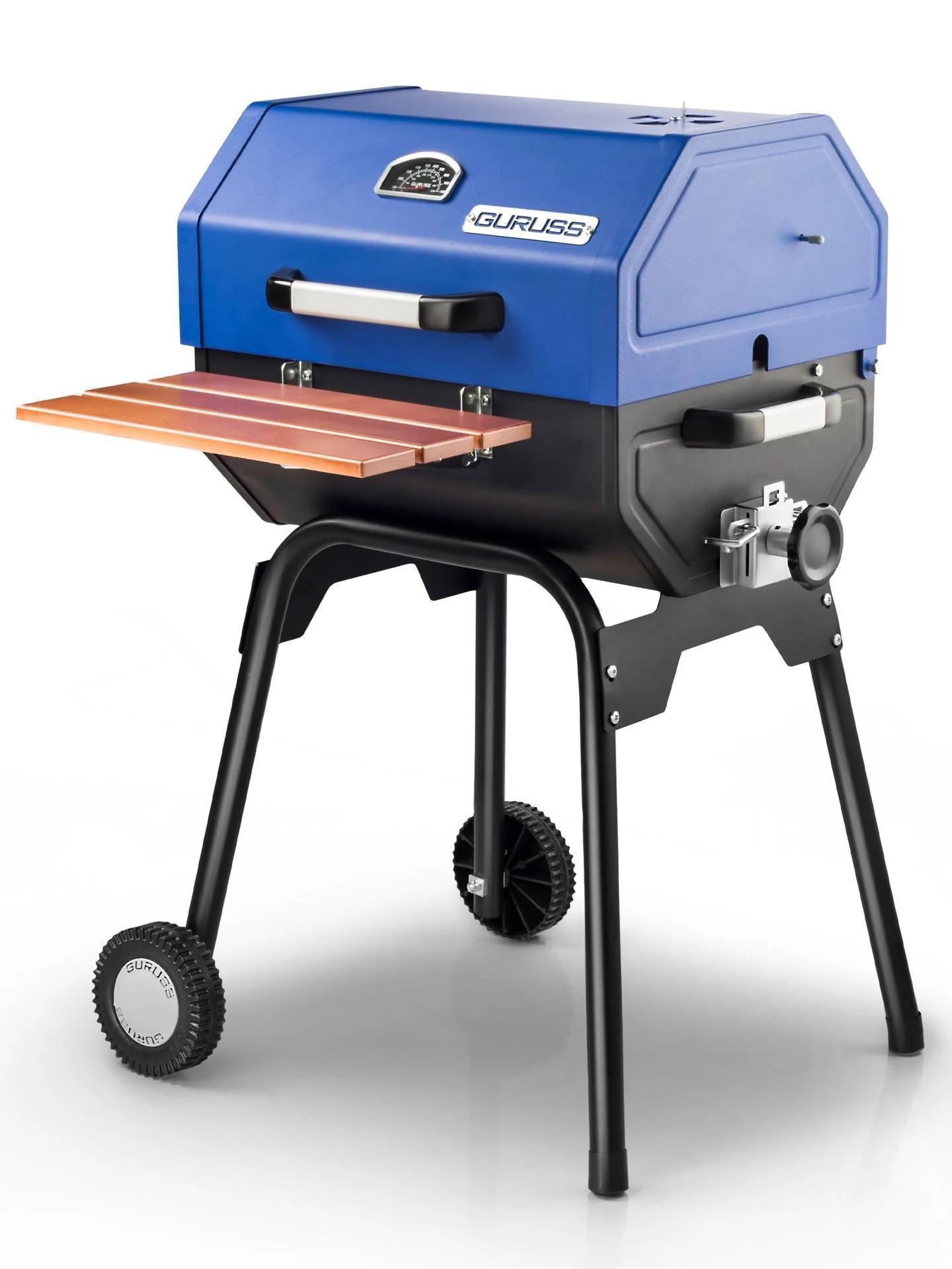 Guruss Cg-050 Kömürlü Barbekü Mangal Gece Mavisi + Önlük + Kılıf