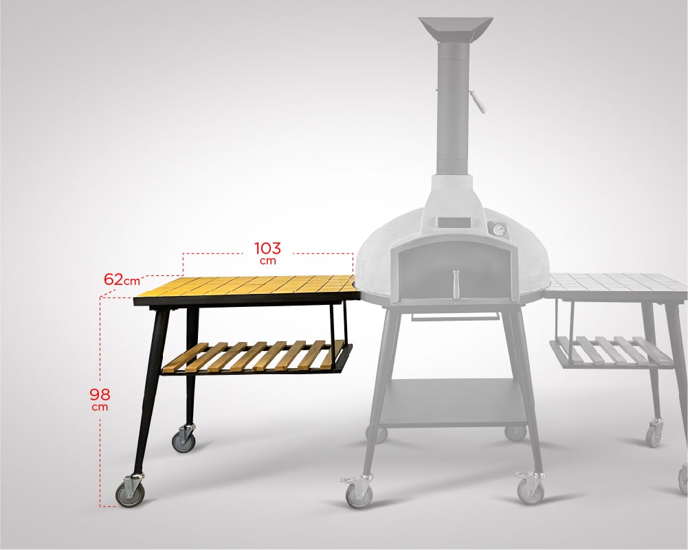 PRO 100 ve HYBRID 66 YAN MASA 103x62 cm